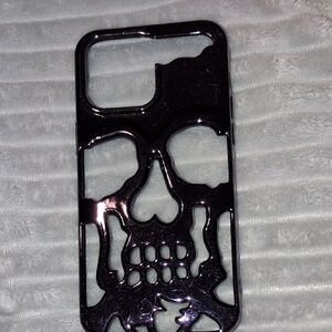 Purple Skull iPhone 14 Pro Max Case